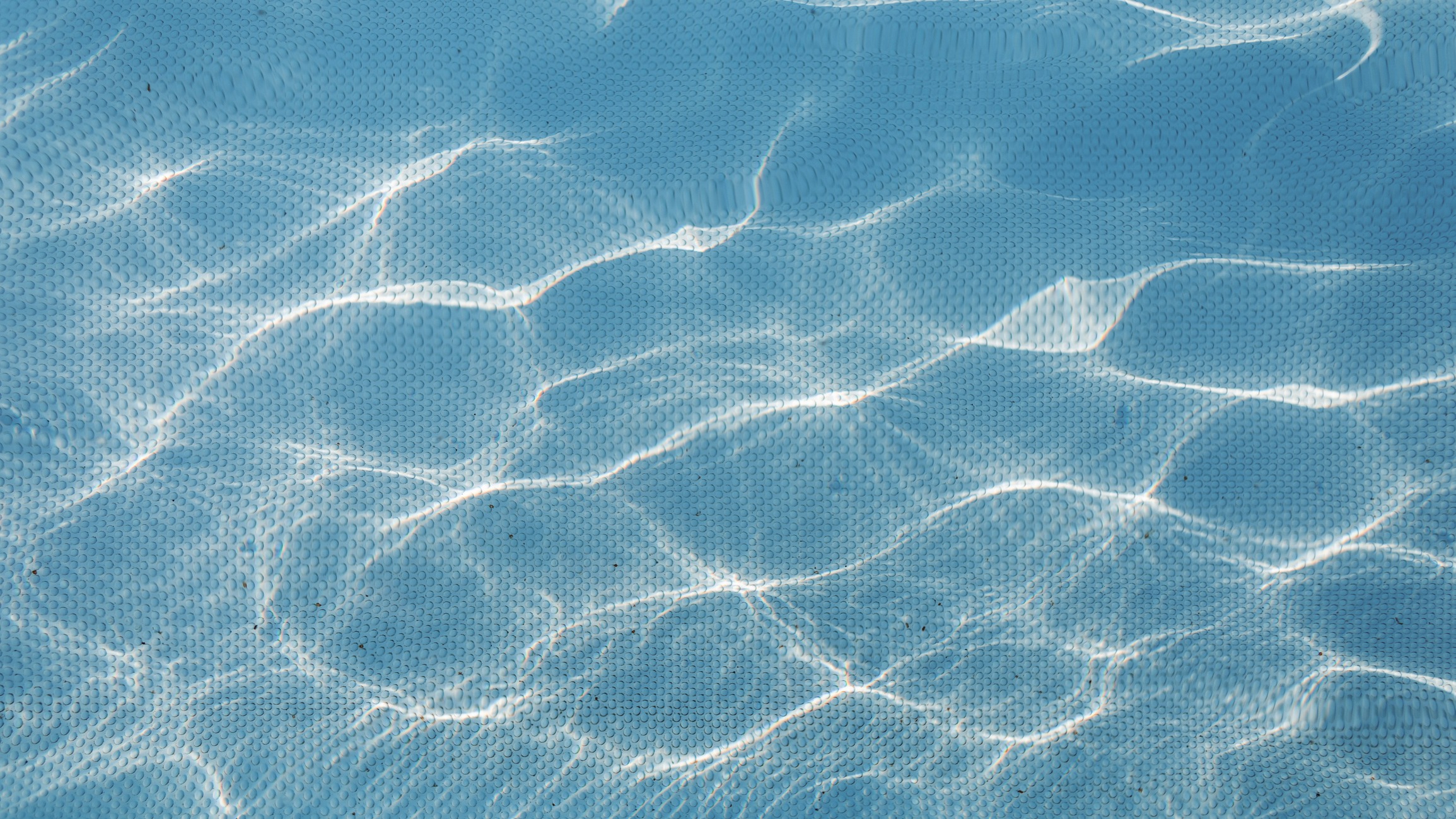 Clear water surface with light reflections and gentle ripples, creating a serene and tranquil atmosphere. No landmarks or people are visible.